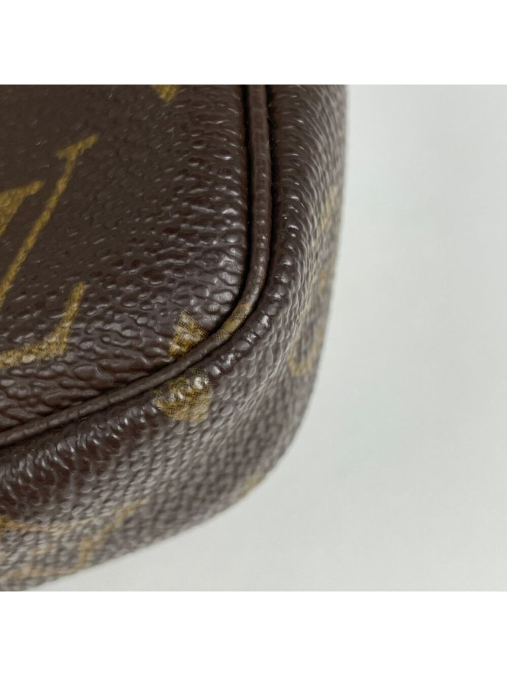 Louis Vuitton Pochette Makeup Cosmetics Pouch Monogram Brown - Picture 3 of 8